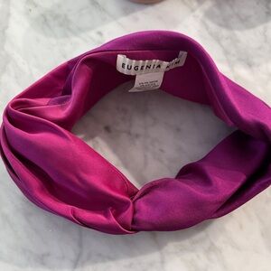 Eugenia Kim Malia Fuchsia Hairband